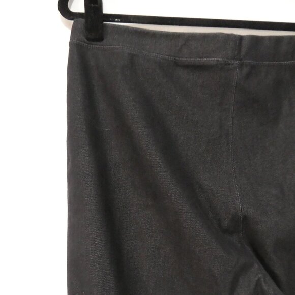 KATE & LEO | size X | Charcoal Denim Joggers | Faux Pockets - Picture 10 of 16